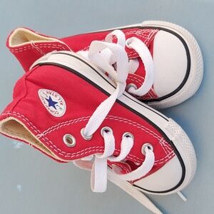 Converse Toddler Chuck Taylor Red Hi Top